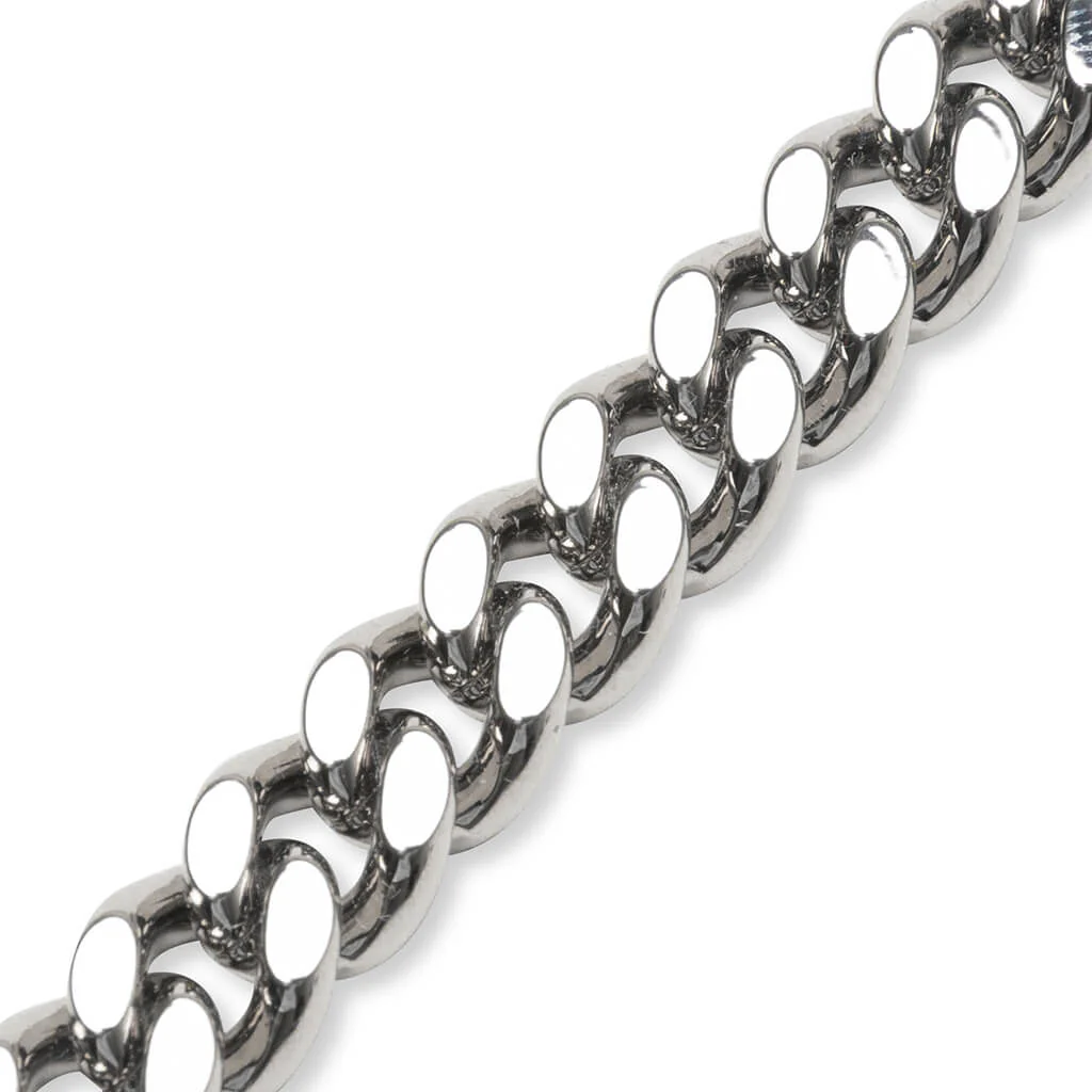 Classic Chainlink Bracelet - Silver/Blue - Image 3