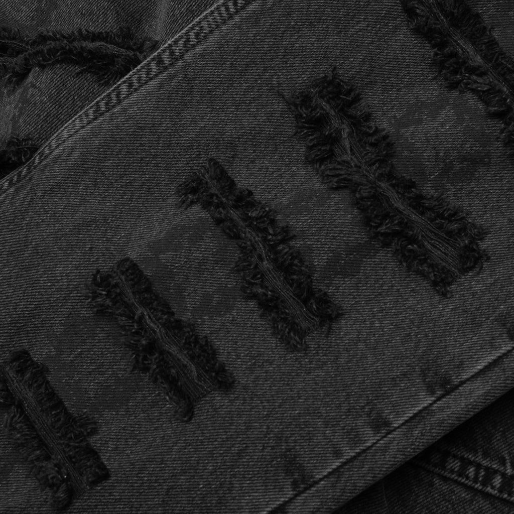 Slashed Skinny Jean - Black - Image 3