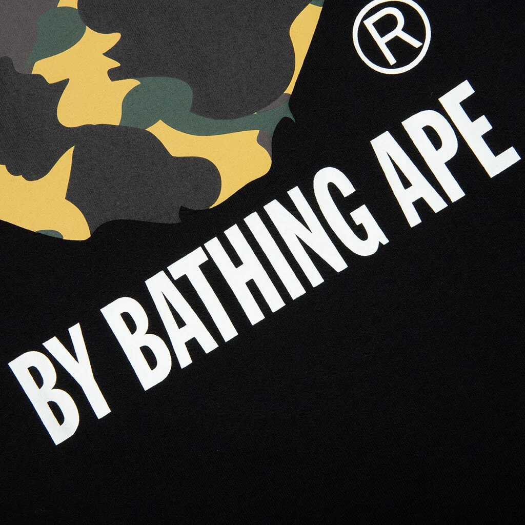 1st Camo by Bathing Ape Tee - Black/Yellow - Image 4