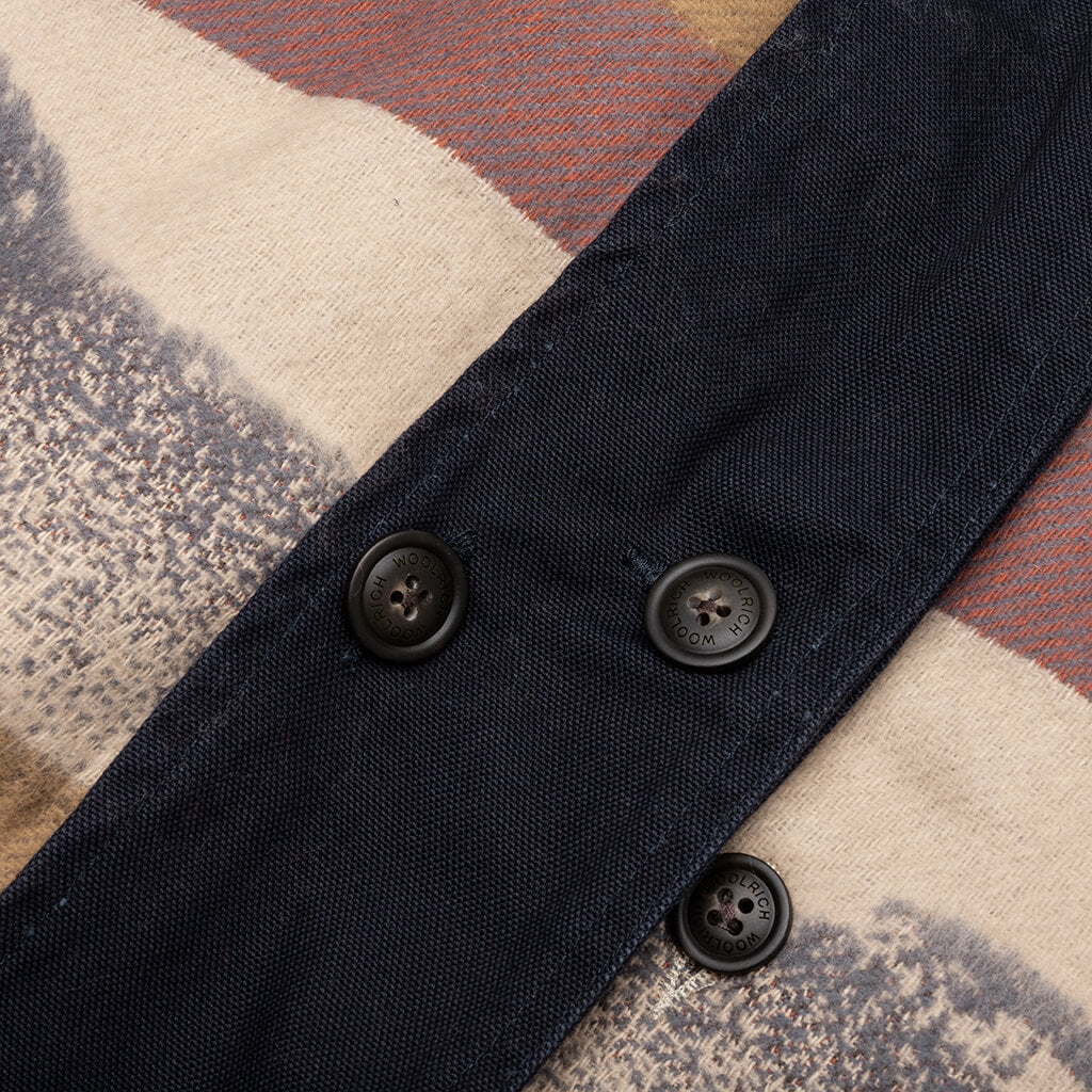 One Of These Days x Woolrich 3 in 1 Jacket - Navy/Brown - Image 4