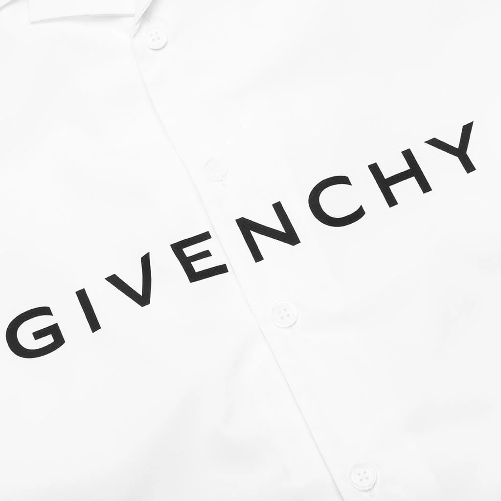 Archetype Hawaiian Shirt - White/Black - Image 4