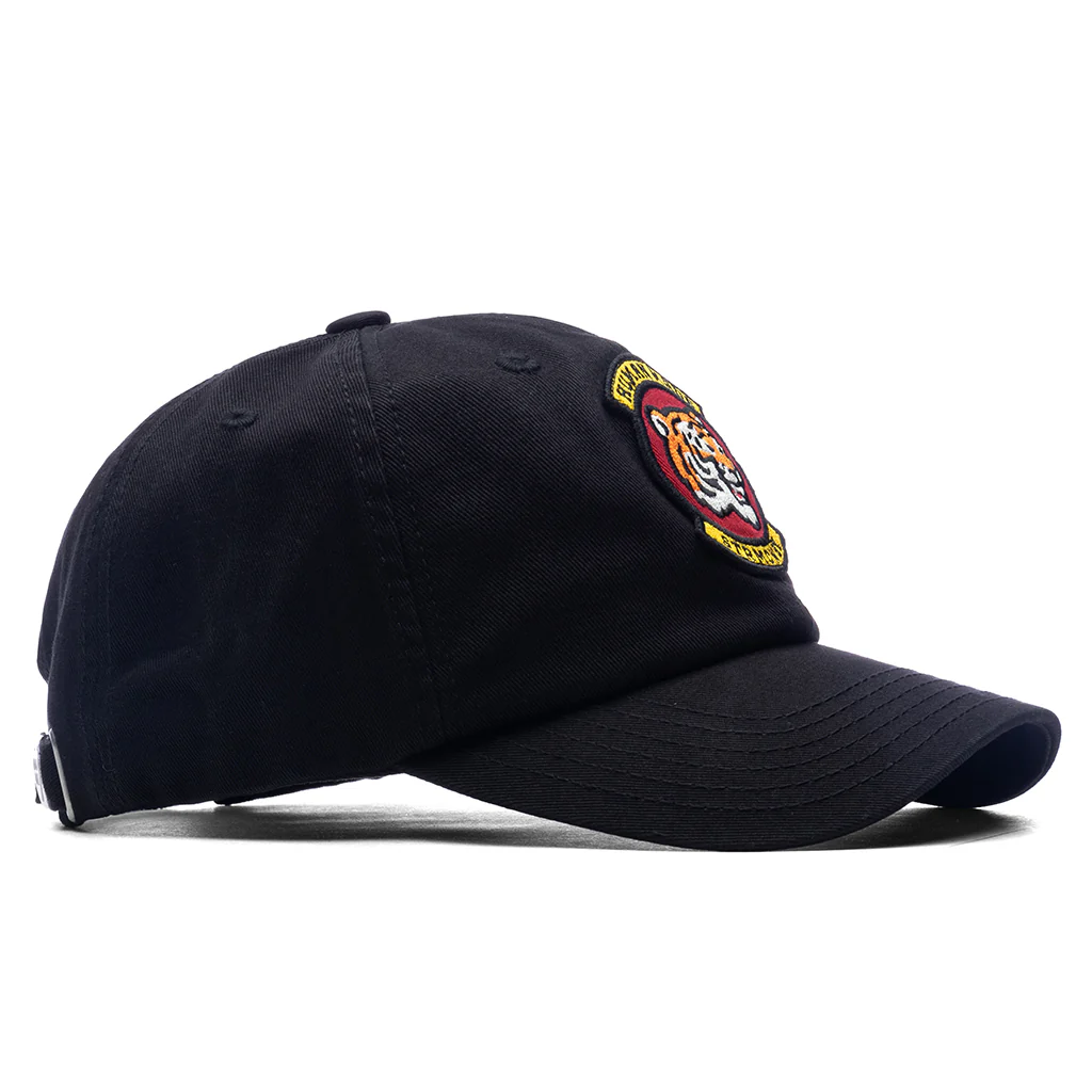 6 Panel Cap #4 - Black - Image 3