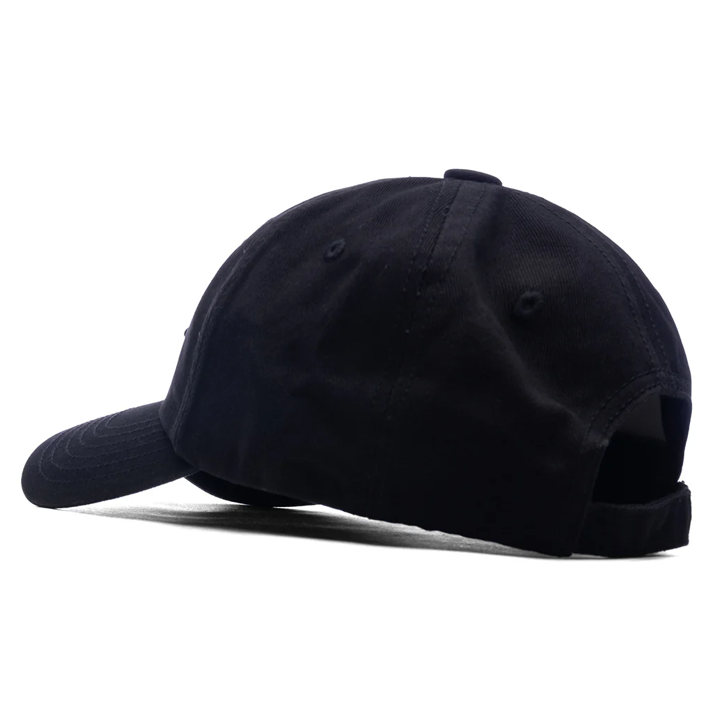 6 Panel Cap #4 - Black - Image 4