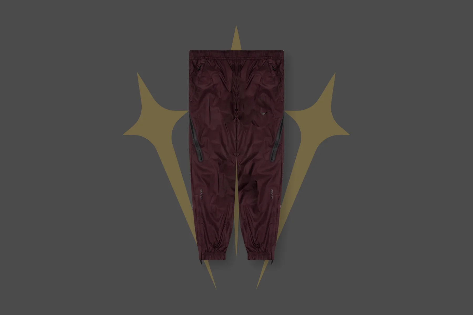 NRG Nocta Track Pant DR - Dark Wine/Black - Image 6