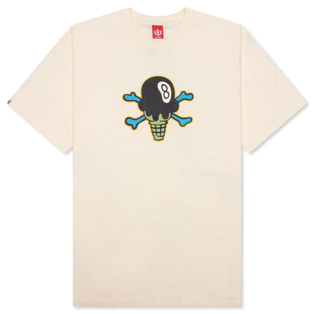 8 Ball S/S Tee - White