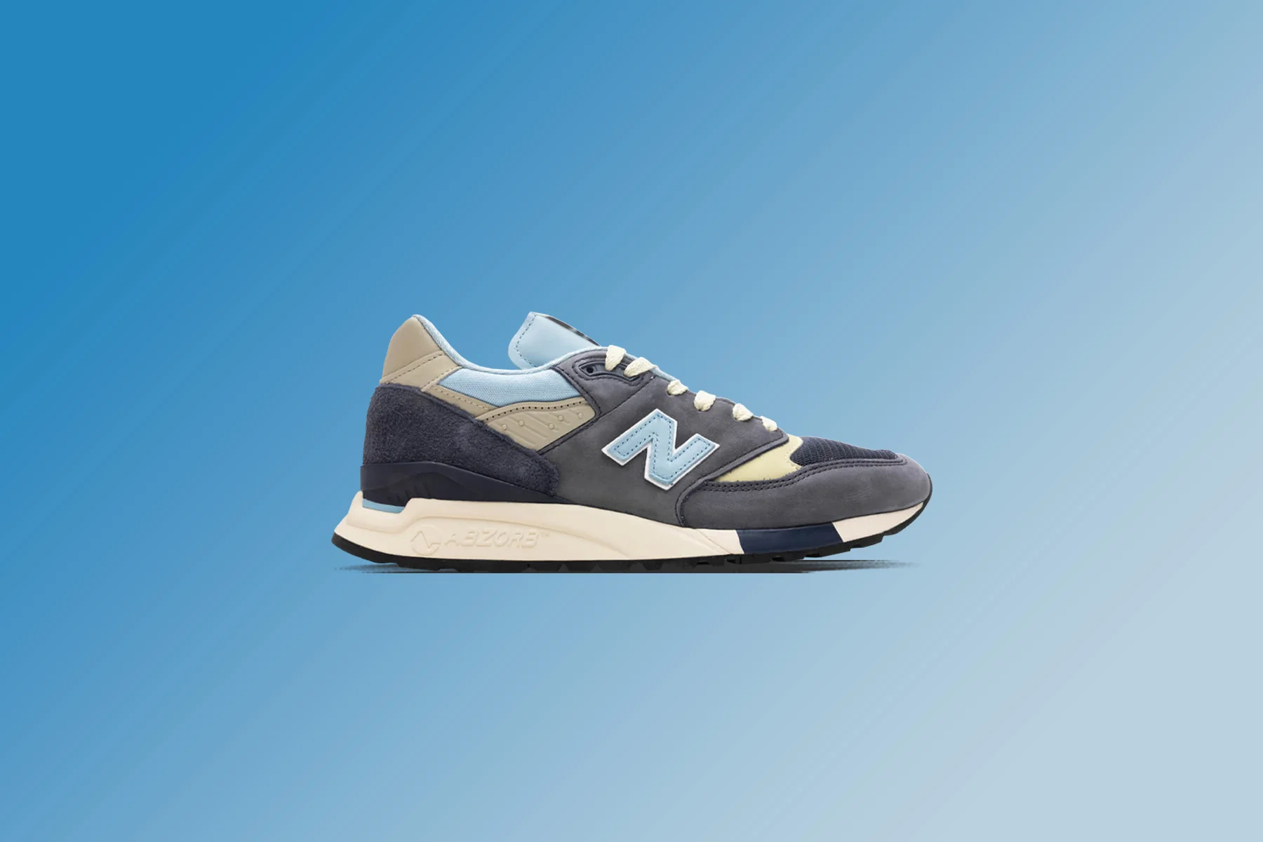 Made in USA 998 - NB Navy/Chrome Blue - Image 5