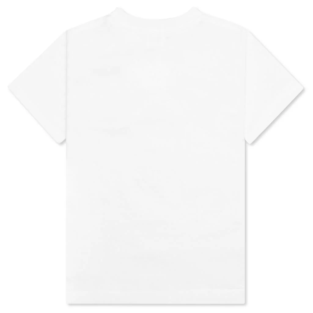 Kids 1st Camo College Tee  - White/Green - Image 2
