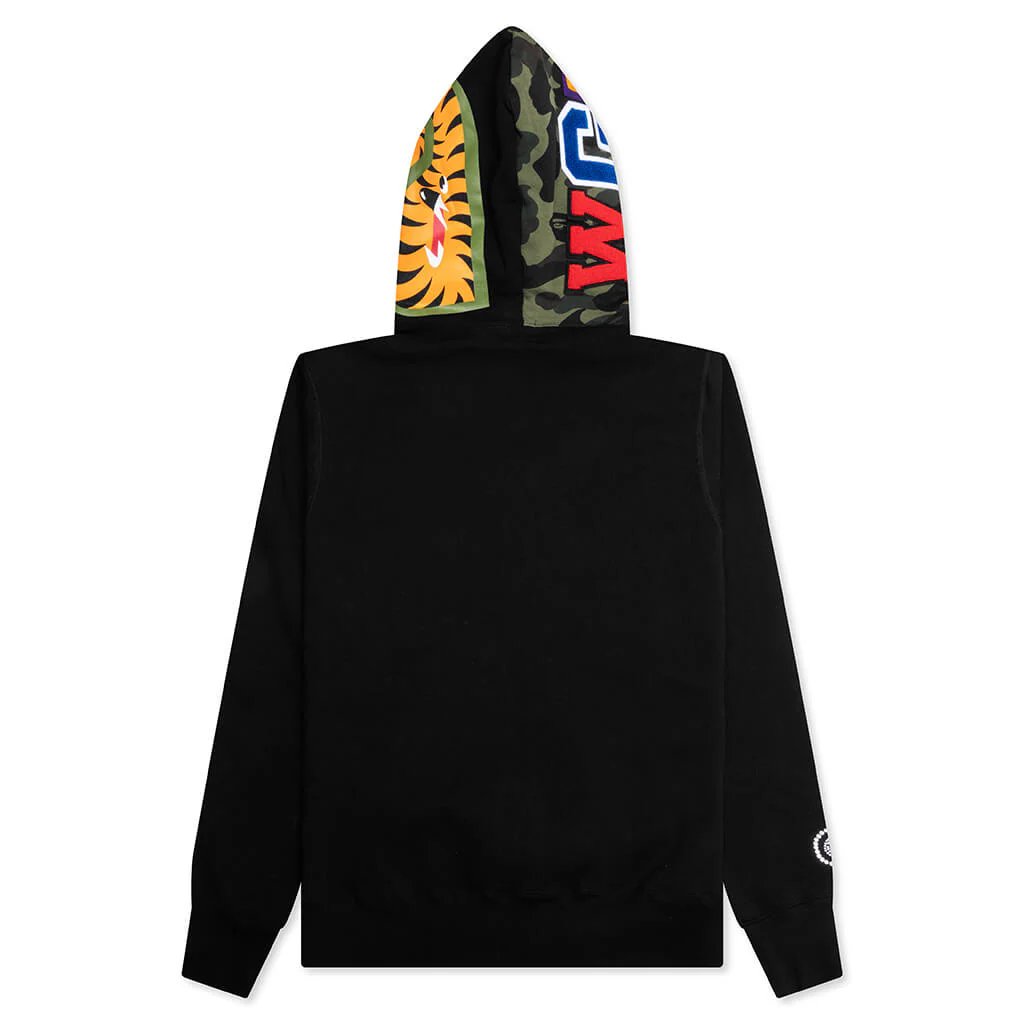 1st Camo Swarovski Shark Full Zip Hoodie - Black - Image 2