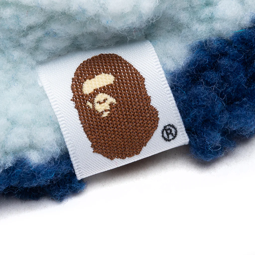Abc Camo Boa Scrunchie - Blue - Image 3