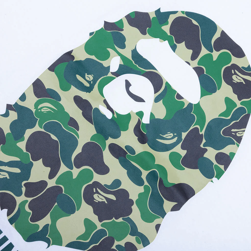 ABC Camo By Bathing Ape Tee - White/Green - Image 3