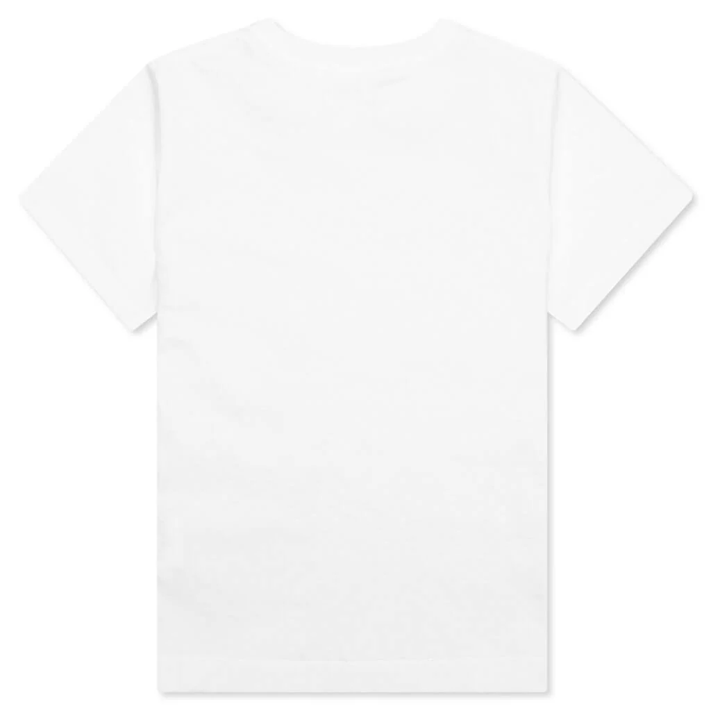 Kids Abc Camo Side Big Ape Head Tee - White - Image 2