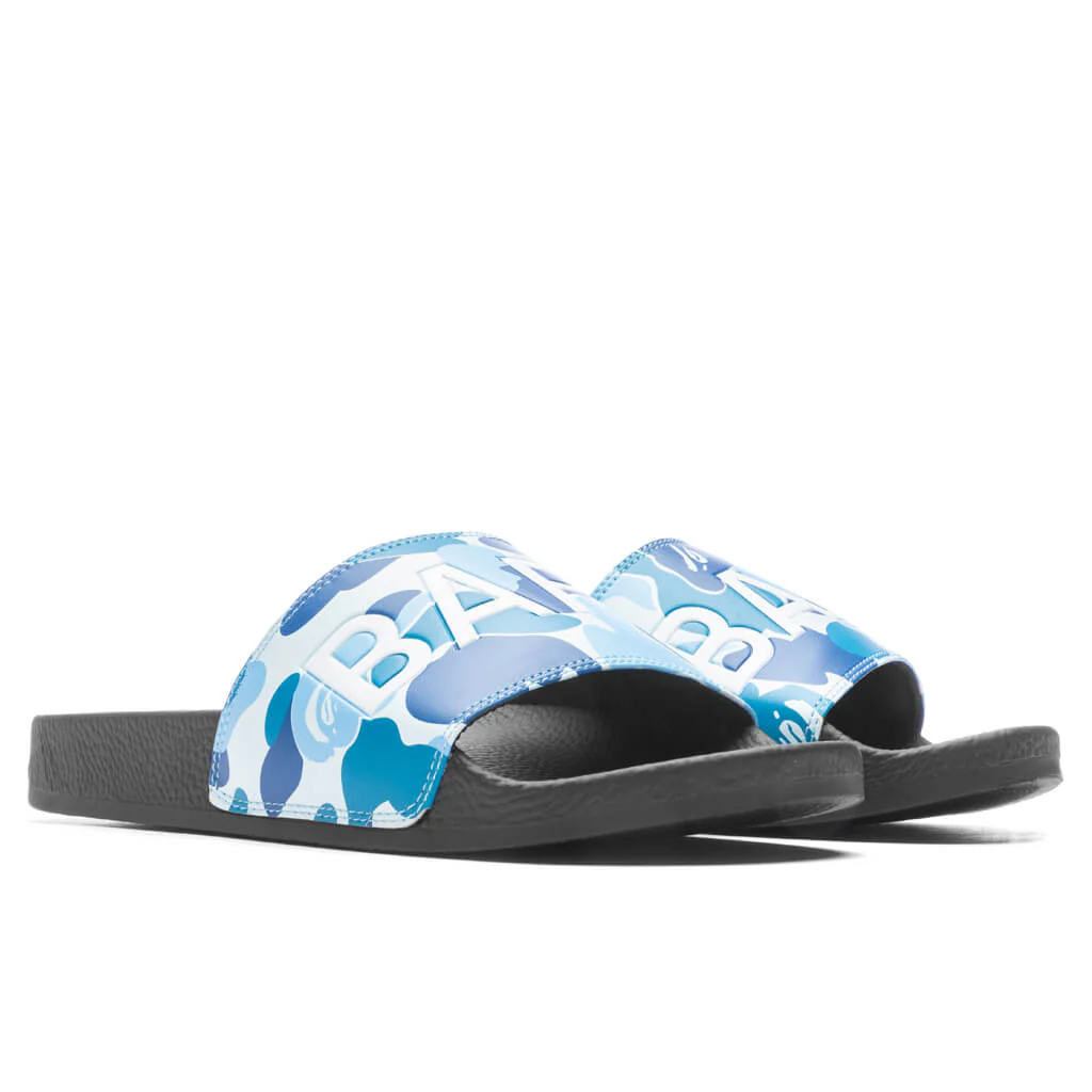 Abc Camo Slide Sandals  - Blue - Image 3