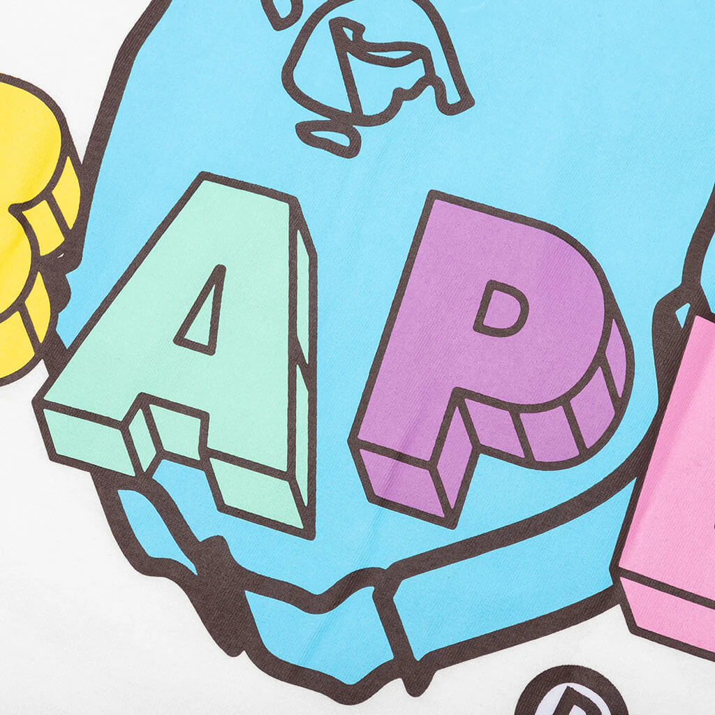 Bape Popsicle Tee  - White - Image 4