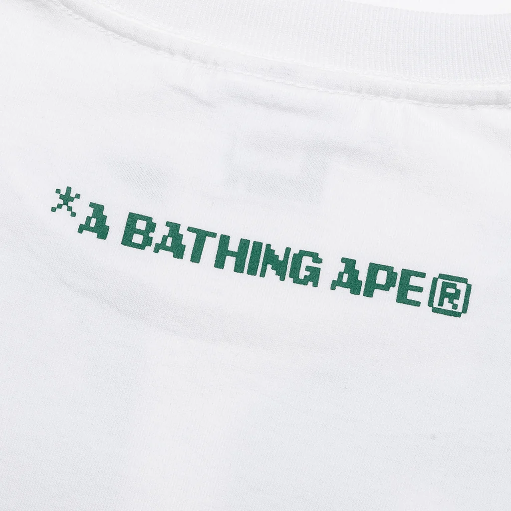 Bitmap Logo Tee - White - Image 4