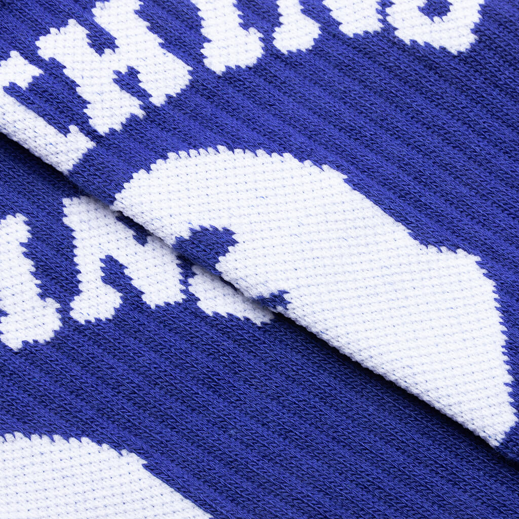 College Socks - Blue - Image 2