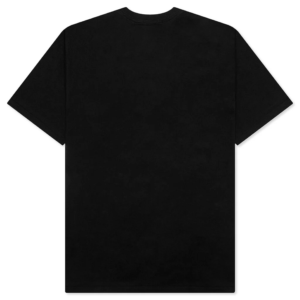 Color Camo Milo on Big Ape Tee - Black/Purple - Image 2
