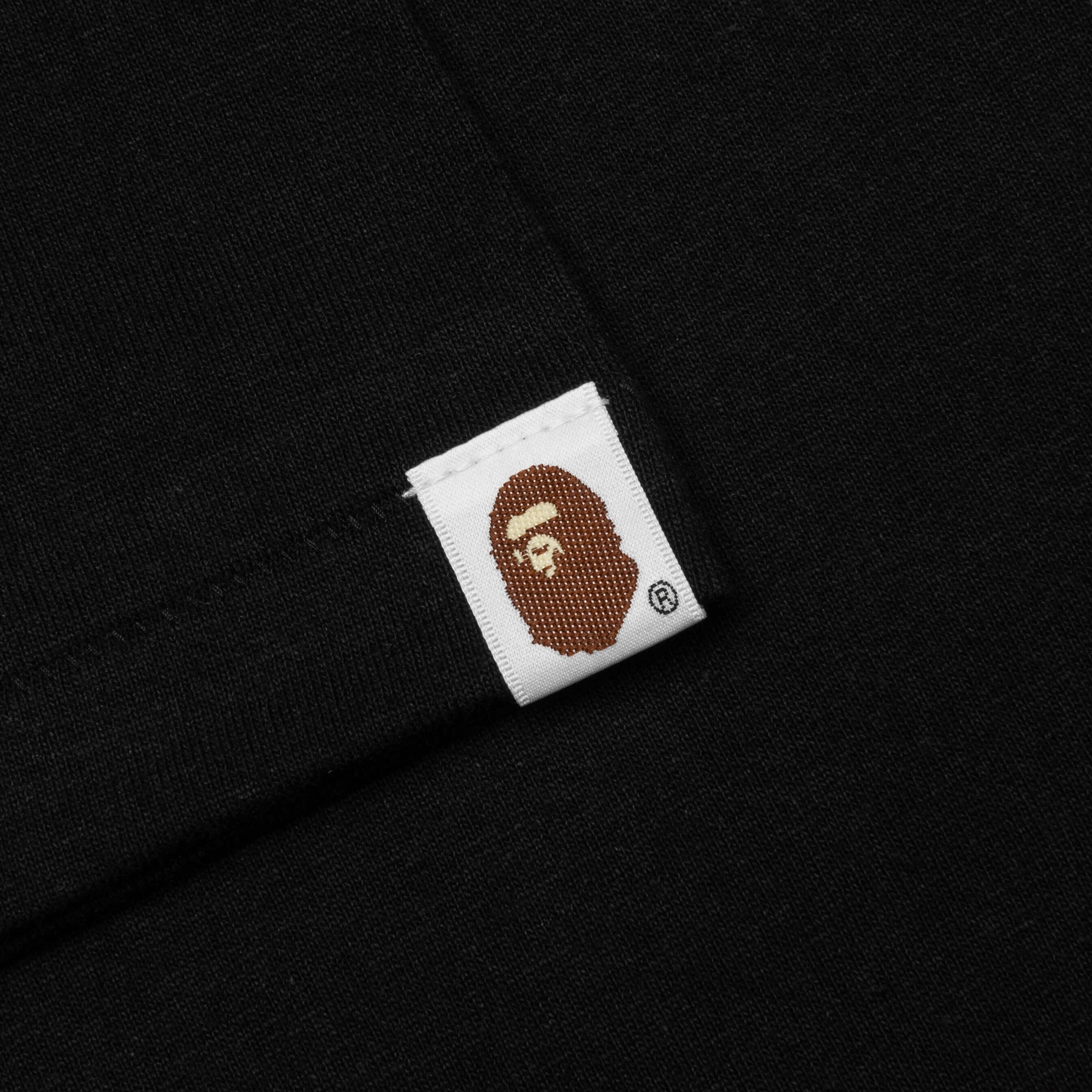 Color Camo Milo on Big Ape Tee - Black/Red - Image 5