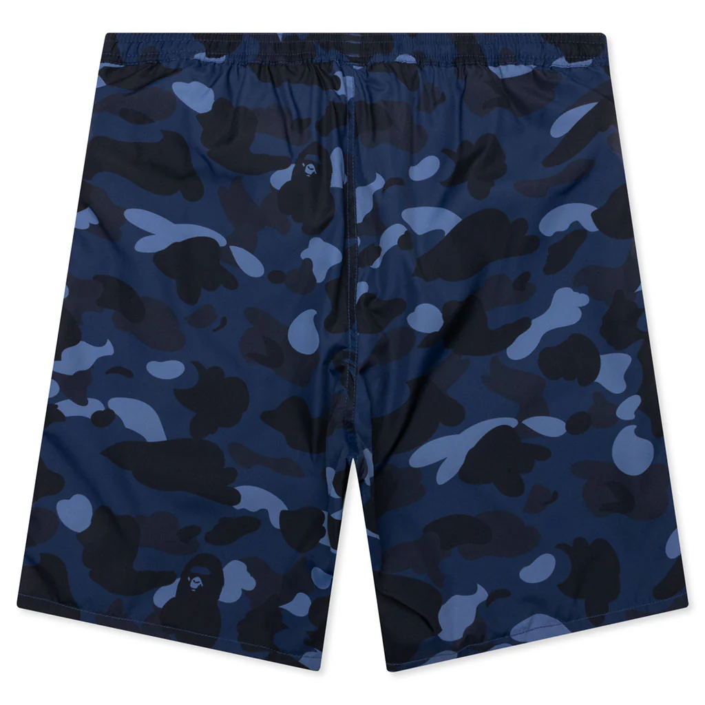Color Camo Shark Reversible Shorts - Navy - Image 3