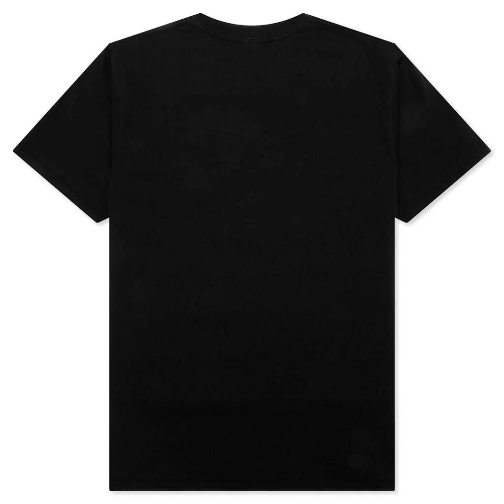 Honeycomb Camo Shark Tee - Black/Blue - Image 2