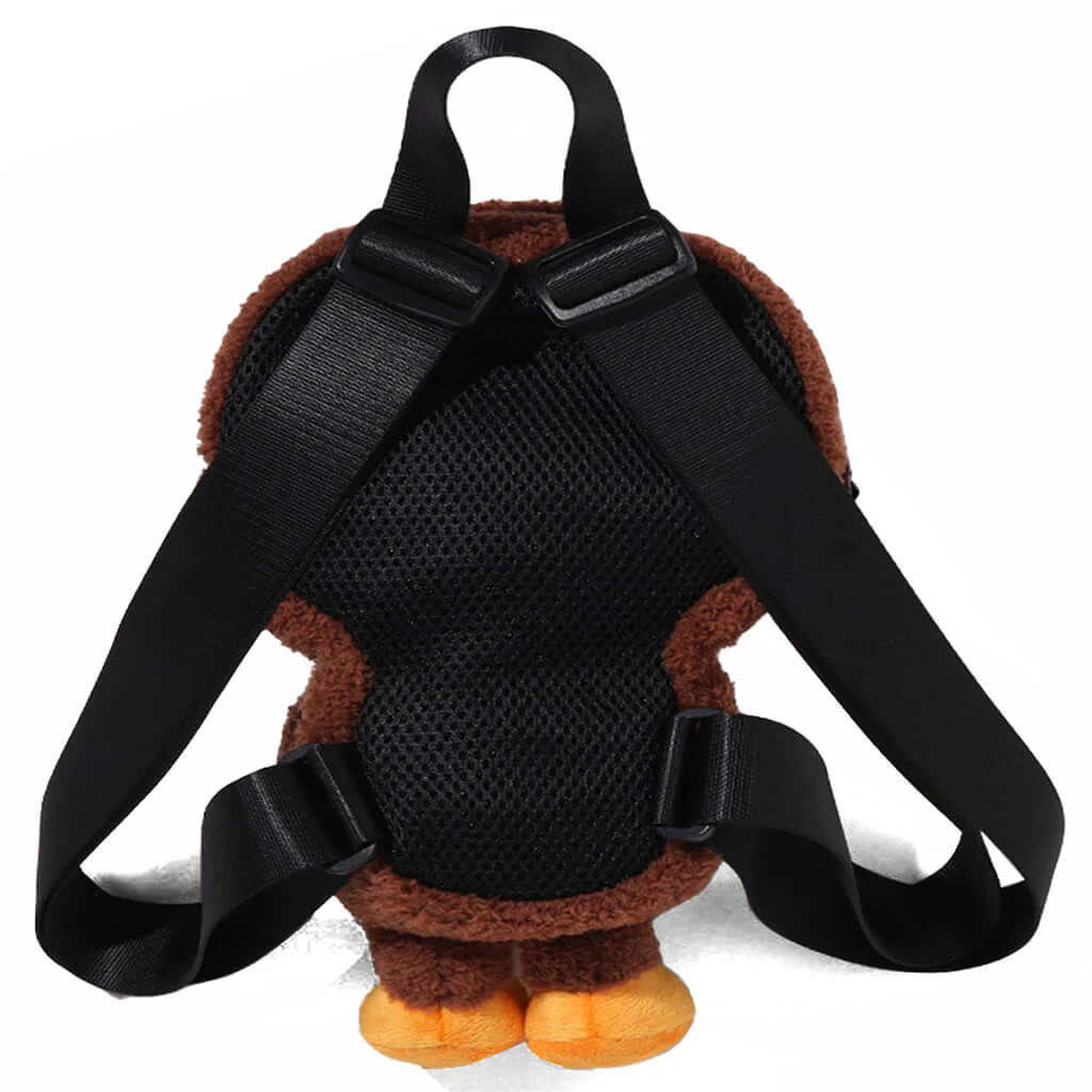 Kid's Baby Milo Banana Plush Doll Daypack - Brown - Image 2