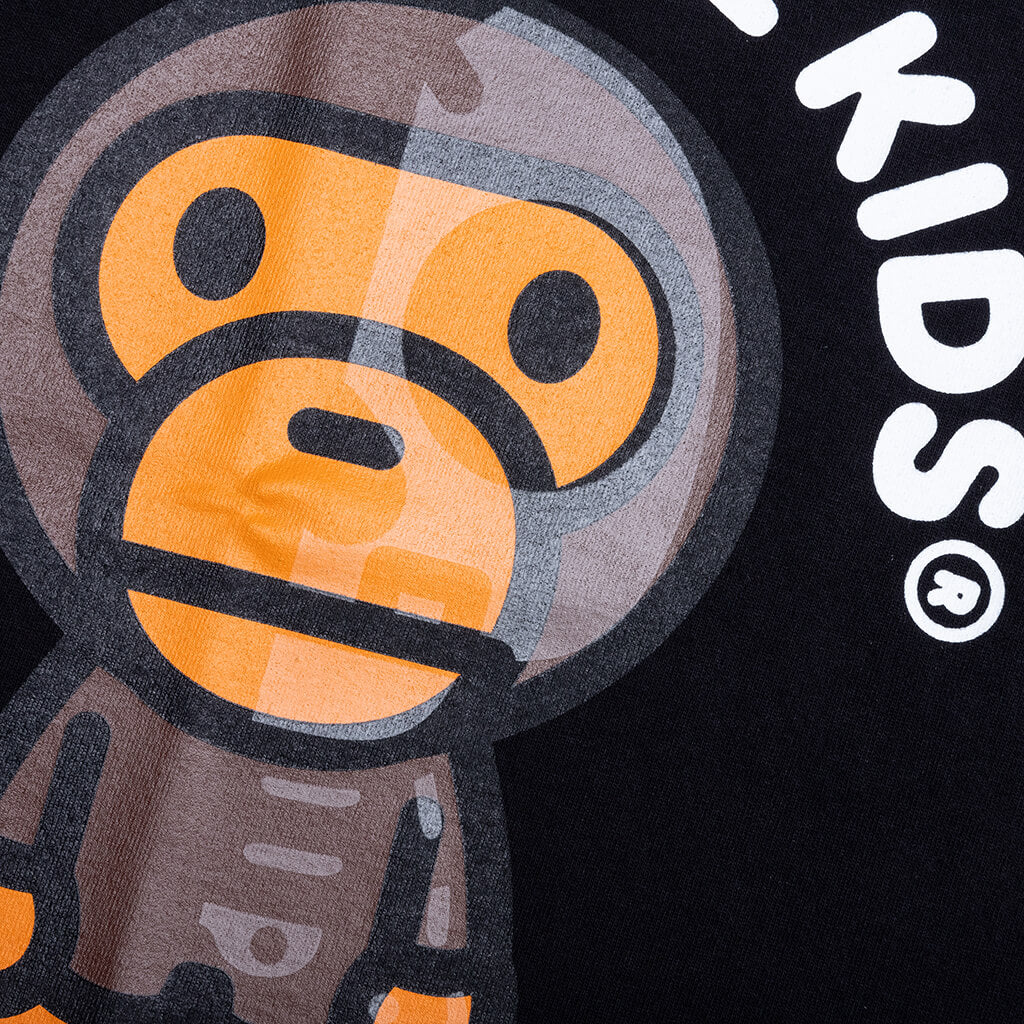 Kid's Baby Milo Skull Glow In The Dark Tee - Black - Image 3