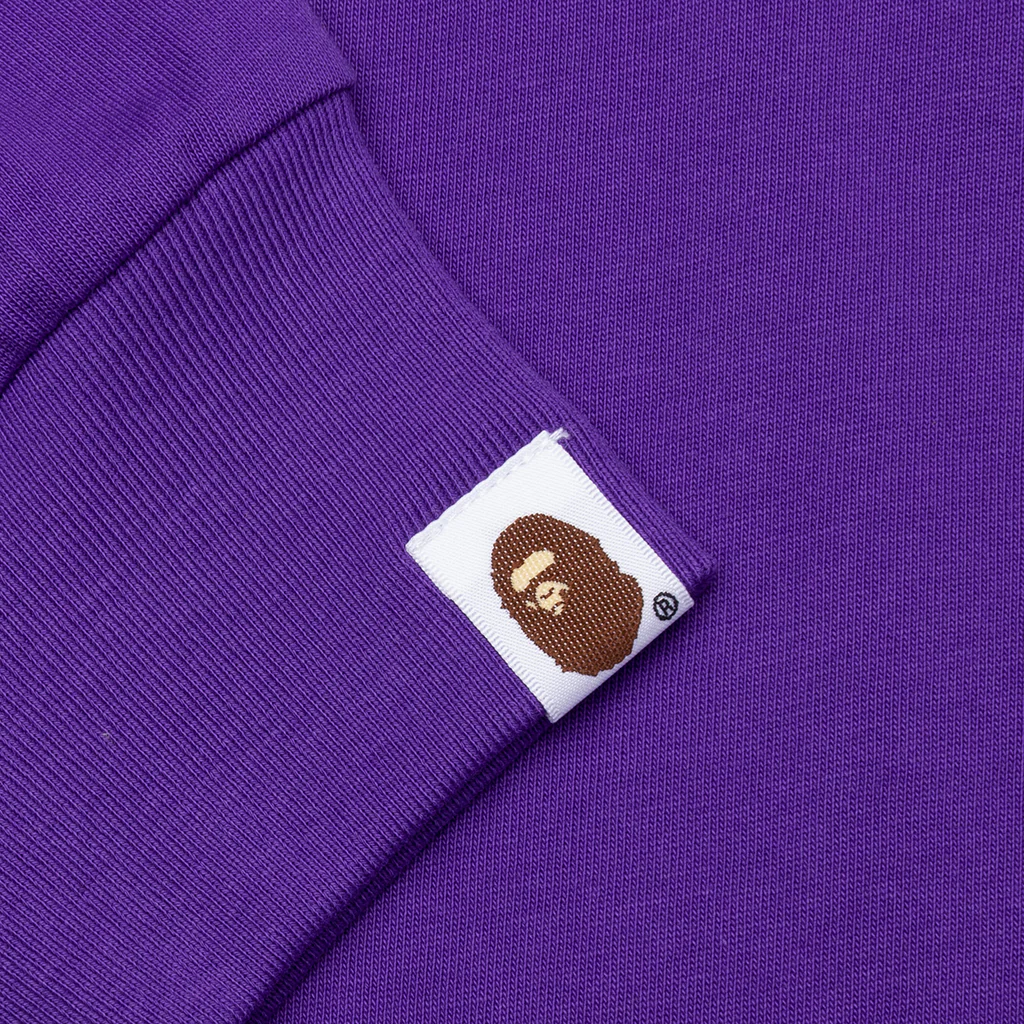 Marbling Camo Ape Head Relaxed Fit L/S Tee - Purple - Image 4