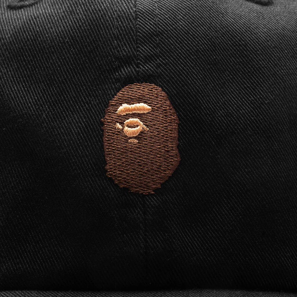 One Point Panel Cap - Black - Image 2