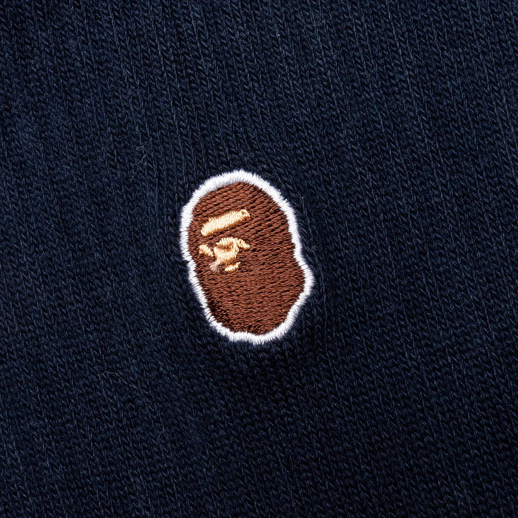 One Point Socks - Navy - Image 2
