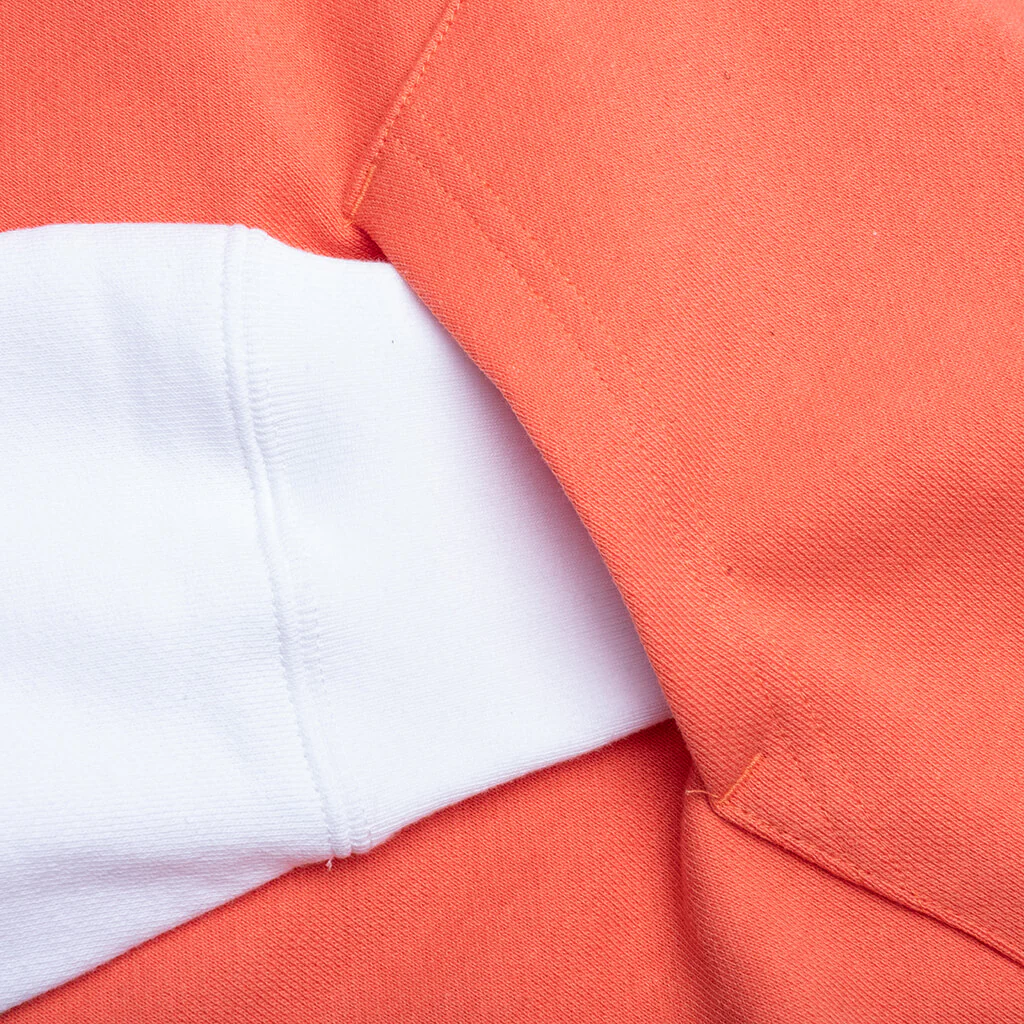 Shark Full Zip Hoodie Korea - Orange - Image 6