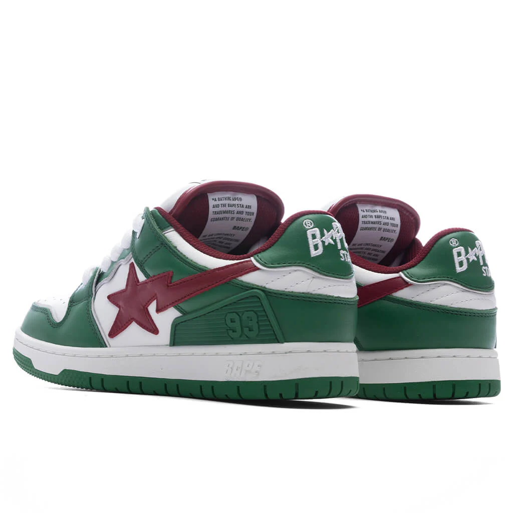 Women's New Bape SK8 STA #1 - Green - Image 3