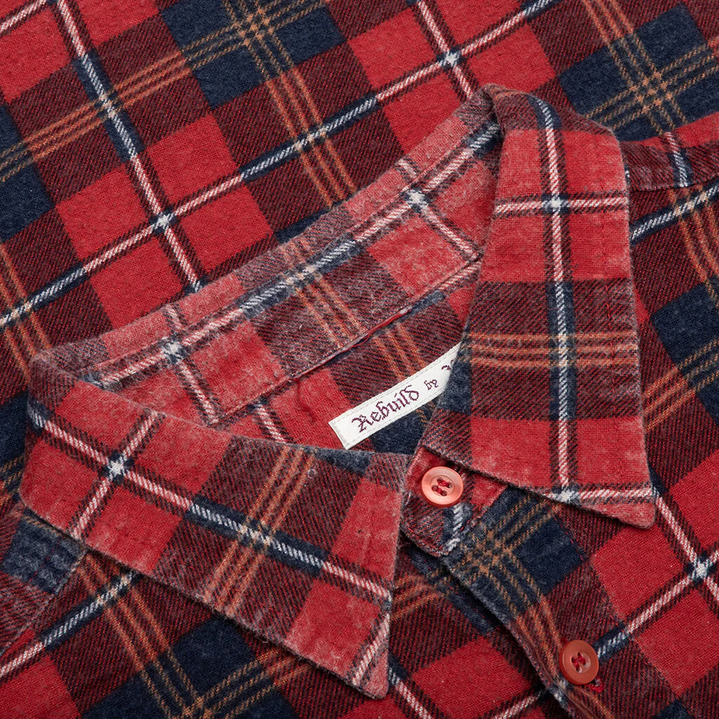 Flannel Shirt 7 Cuts Wide Shirt - Assorted - Image 5