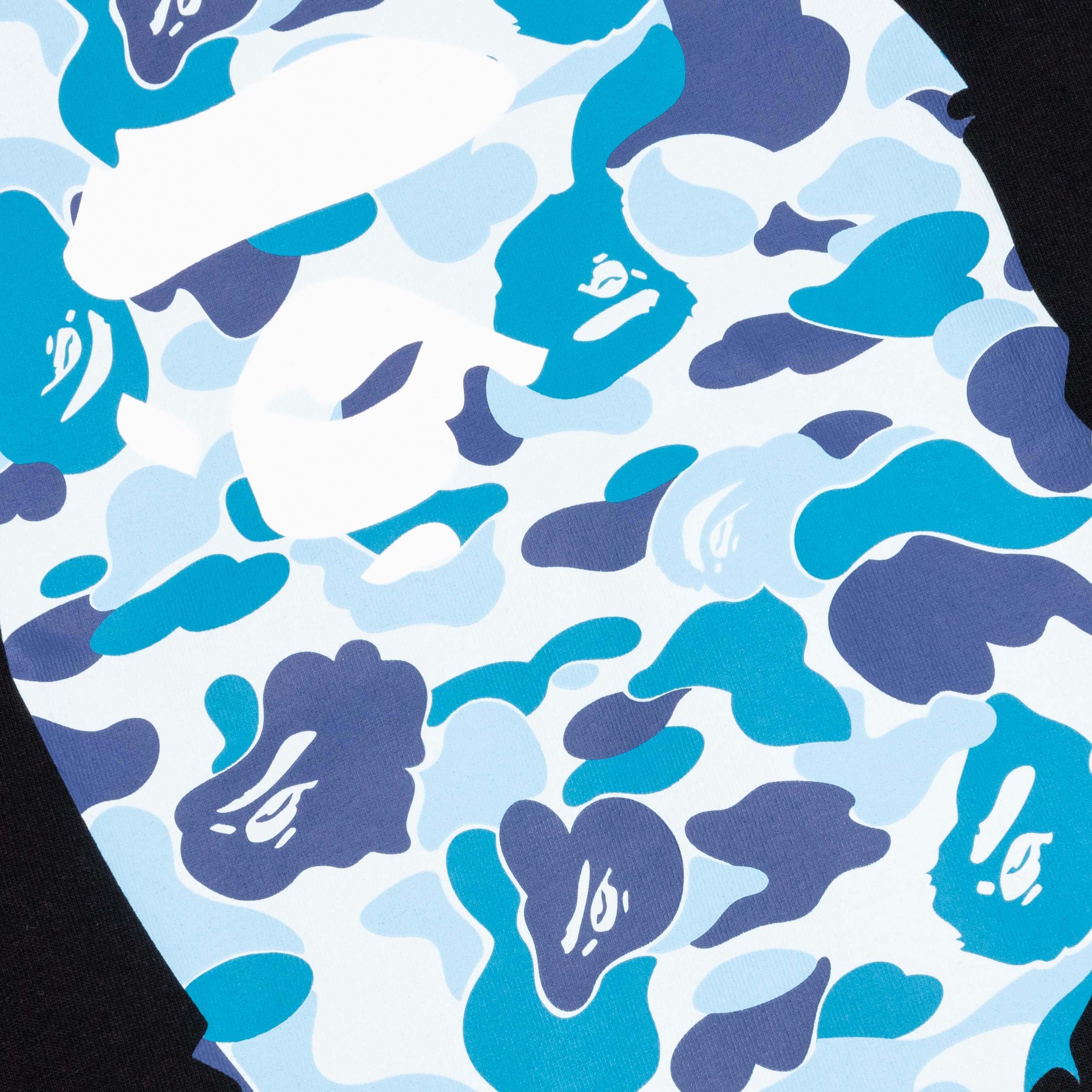 ABC Camo By Bathing Ape Tee - Black/Blue - Image 3