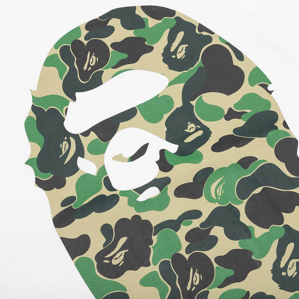 ABC Camo By Bathing Ape Tee - White/Green - Image 3