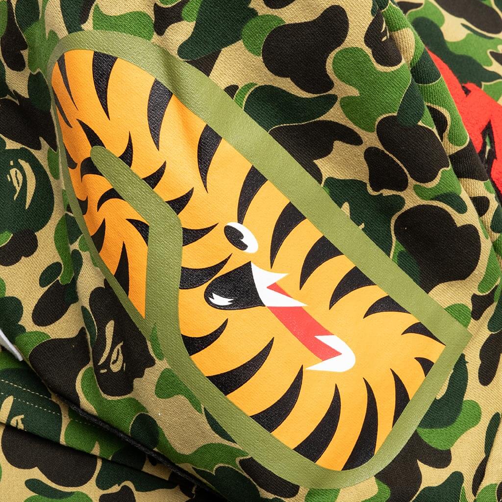 Abc Camo Double Shark Full Zip Hoodie - Green - Image 6