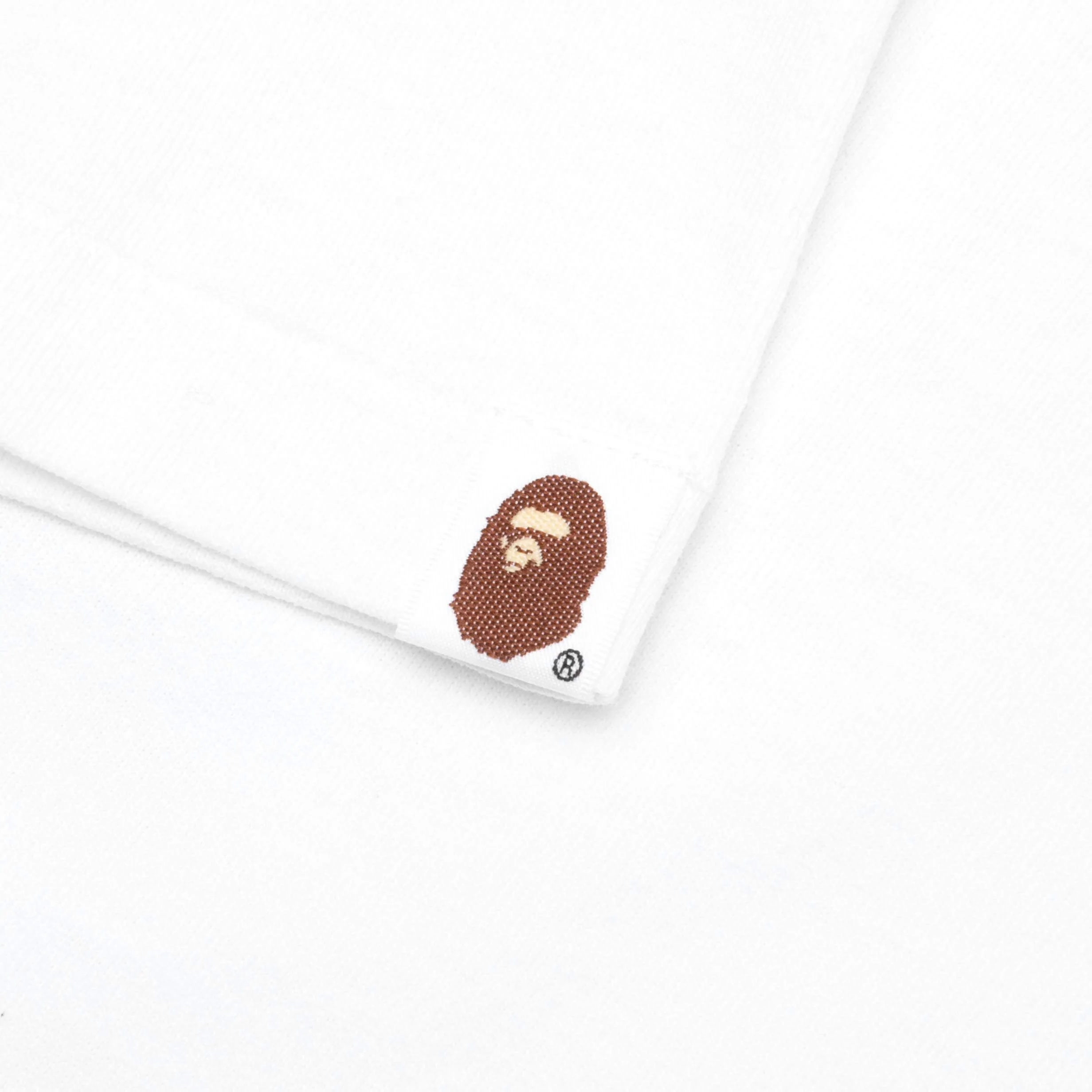 Abc Camo Side Big Ape Head Tee - White/Blue - Image 4