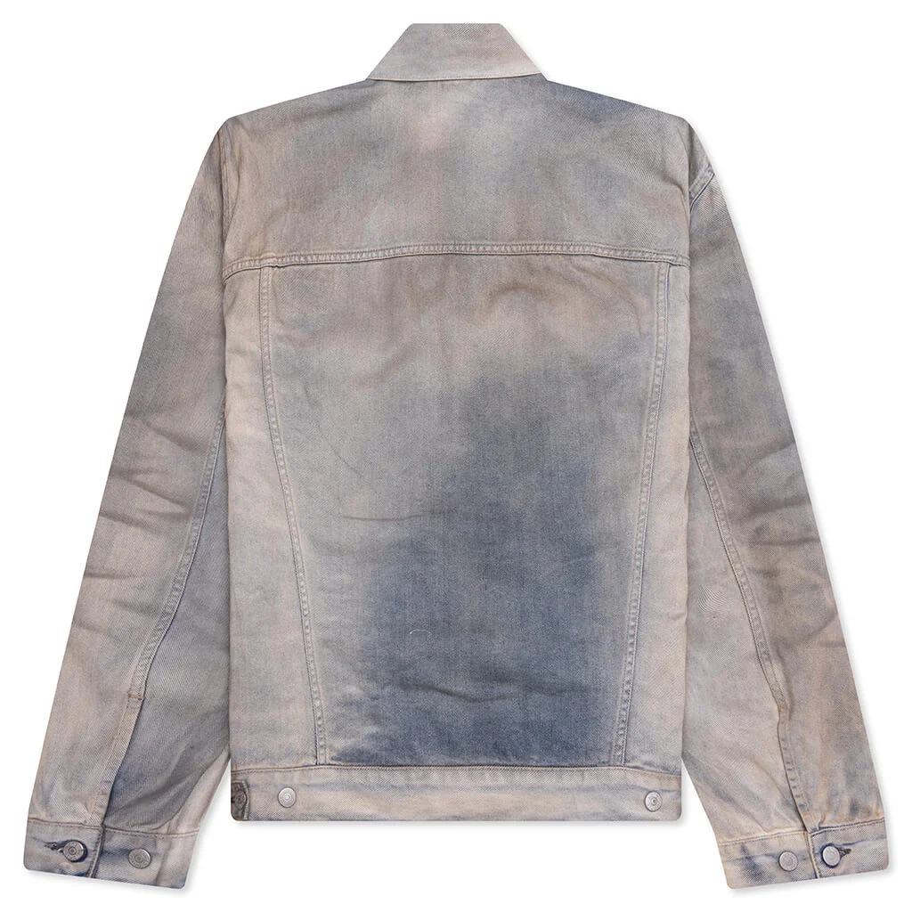 Oversized Fit Denim jacket - Light Blue - Image 2