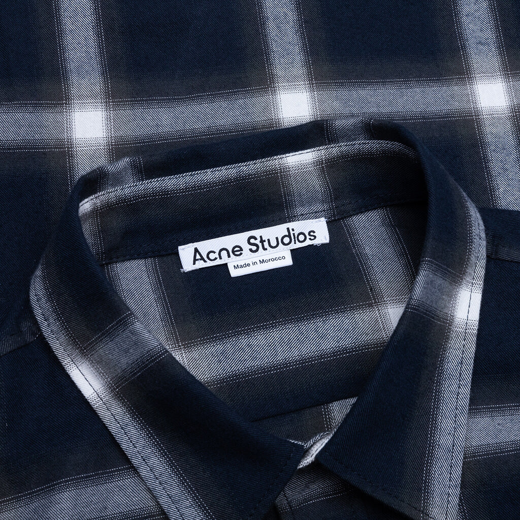 Check Button-up Shirt - Navy/Multi - Image 4