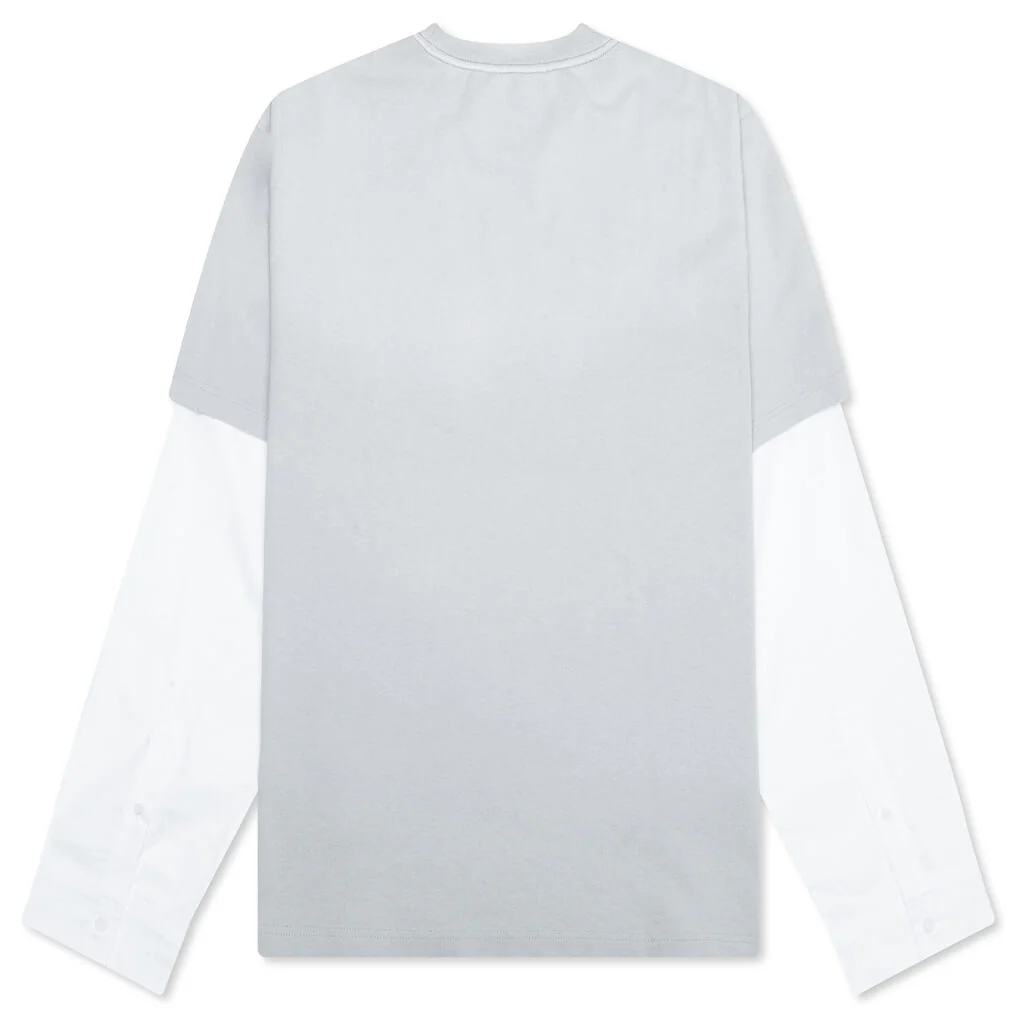 Layered Logo T-Shirt - Light Blue - Image 2