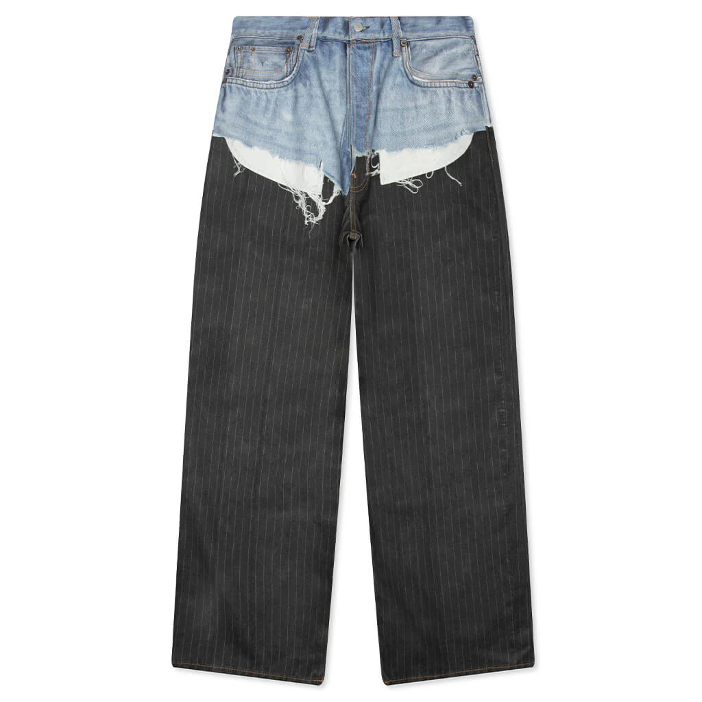 1981 Trompe L'oeil Jeans - Blue/Black
