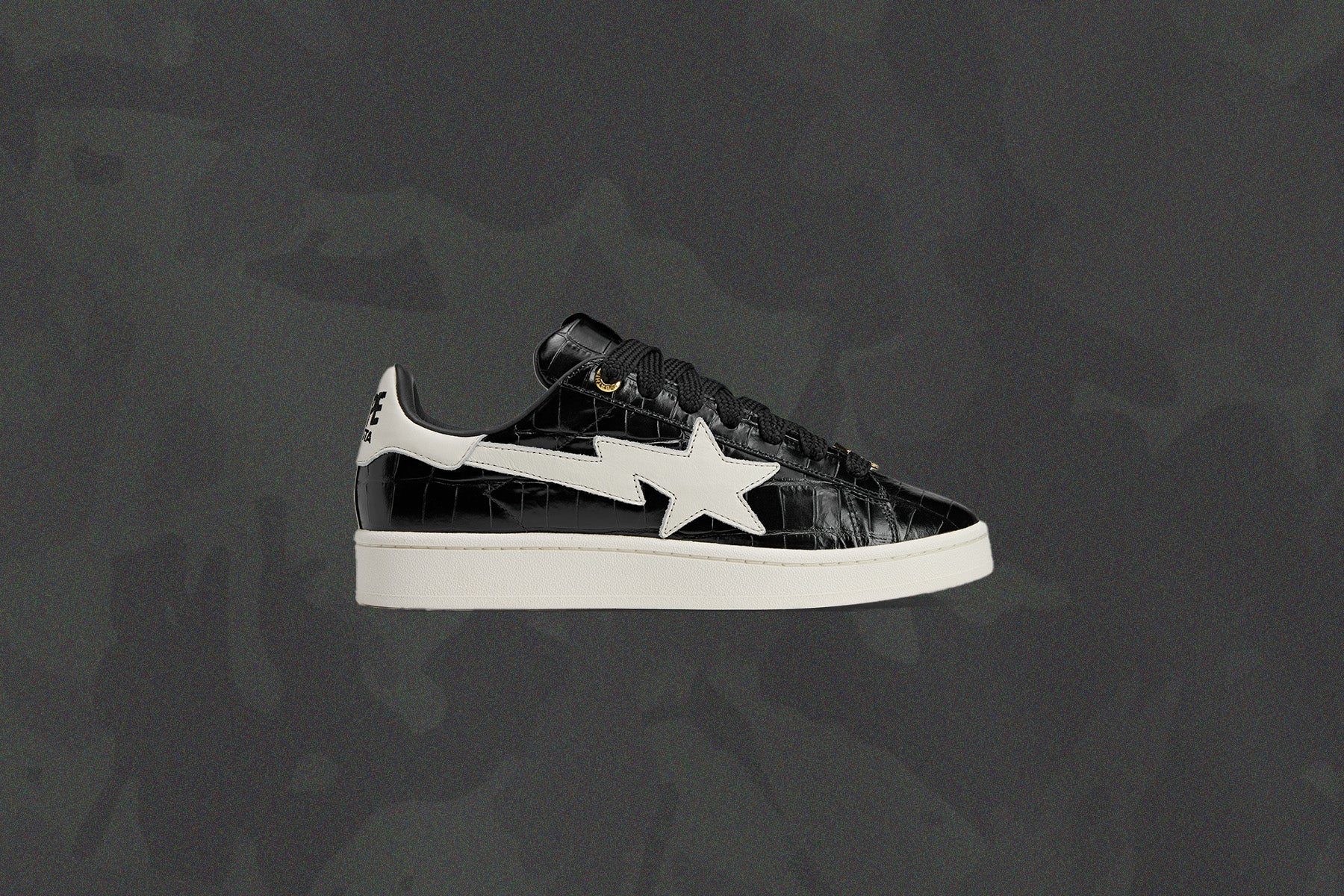 Adidas x BAPE Campus 00s - Core Black/Off White/ Gold Metallic - Image 5