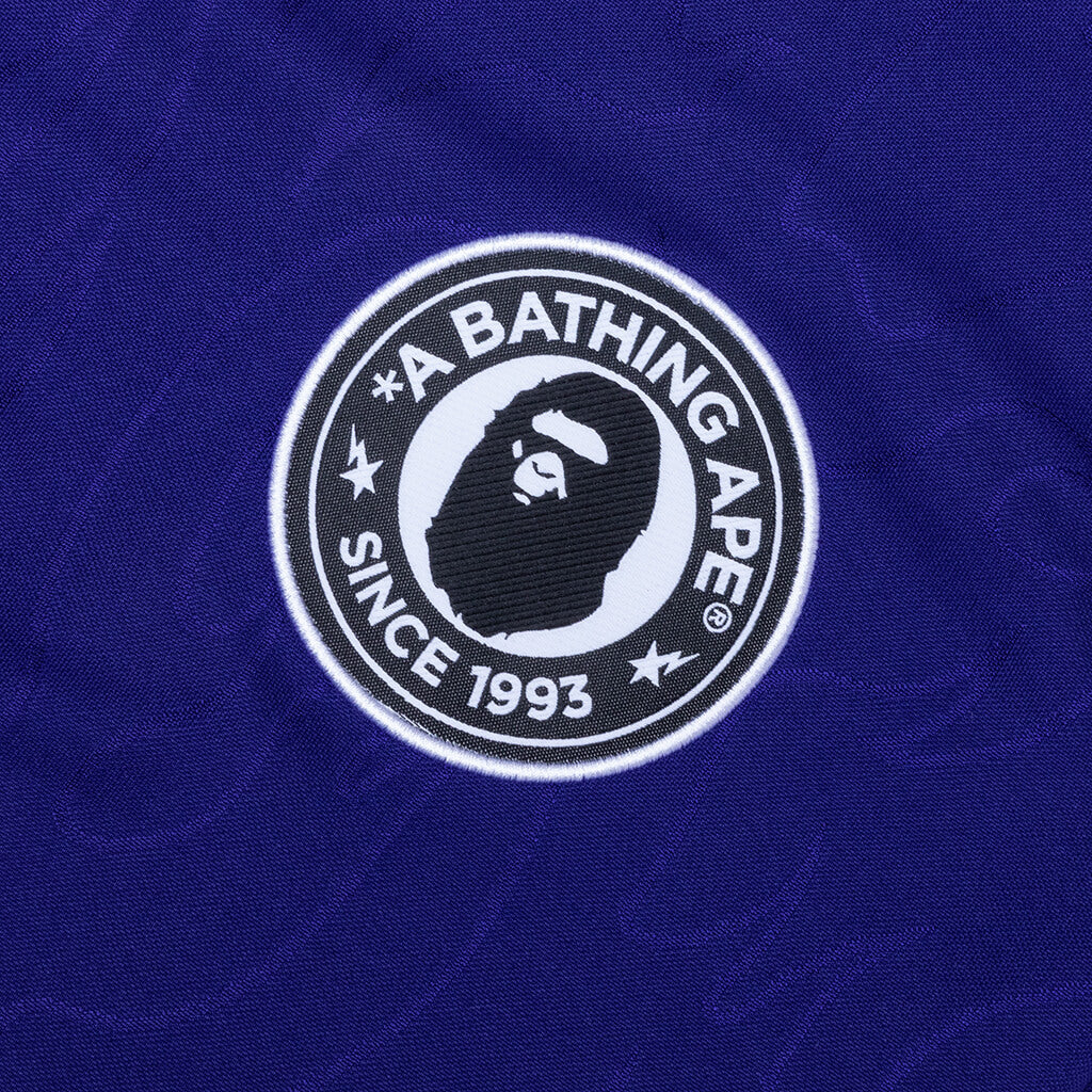 Adidas x BAPE S/S Flame Jersey - Japan Blue - Image 3
