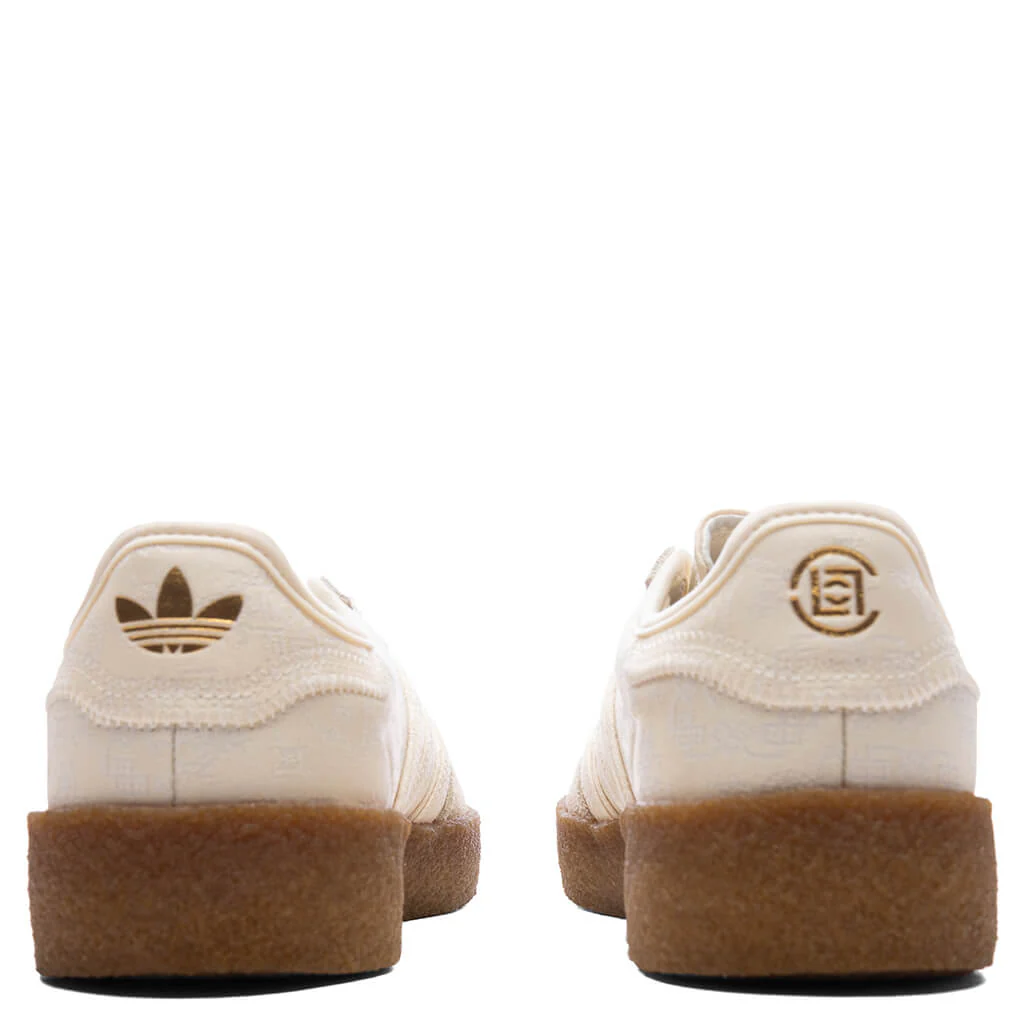 Adidas x CLOT Gazelle by Edison Chen - Cream White/Cloud White/Gold Metallic - Image 4
