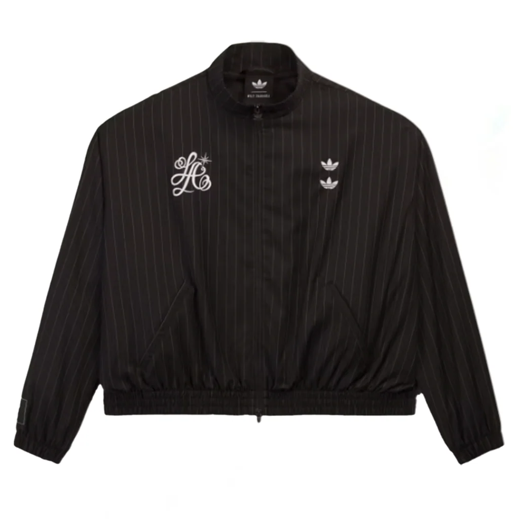Adidas Originals x Willy Chavarria Pinstripe Track Jacket - Black/White