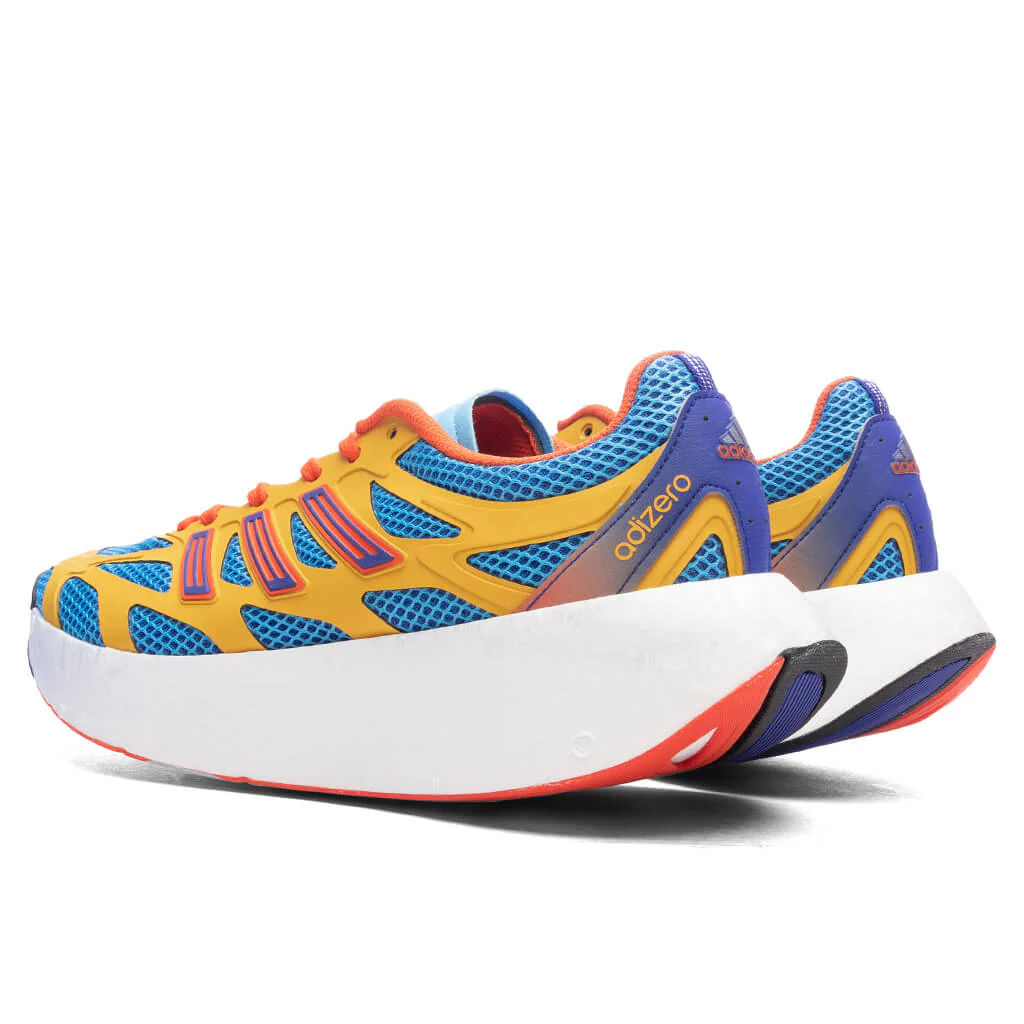 Adizero Aruku - Sky Rush/Lucid Blue/Orange - Image 3