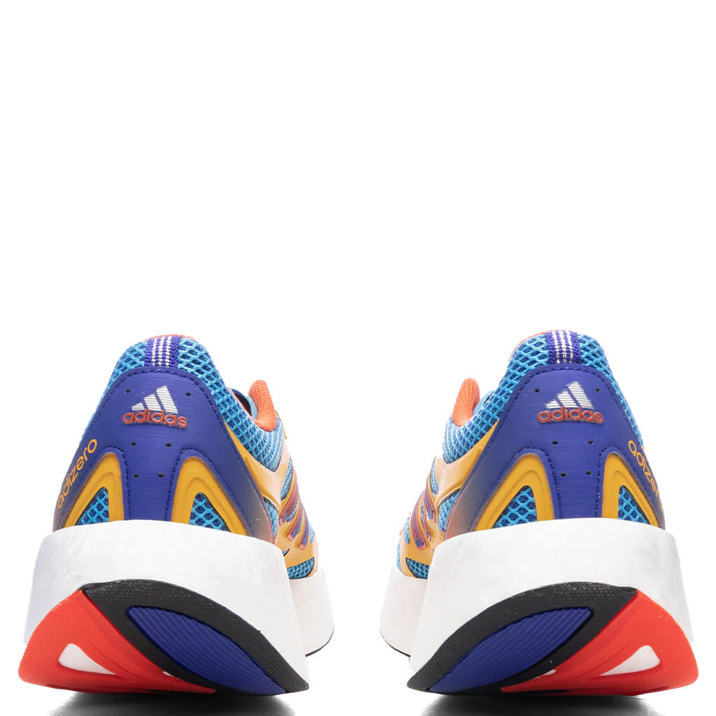 Adizero Aruku - Sky Rush/Lucid Blue/Orange - Image 4