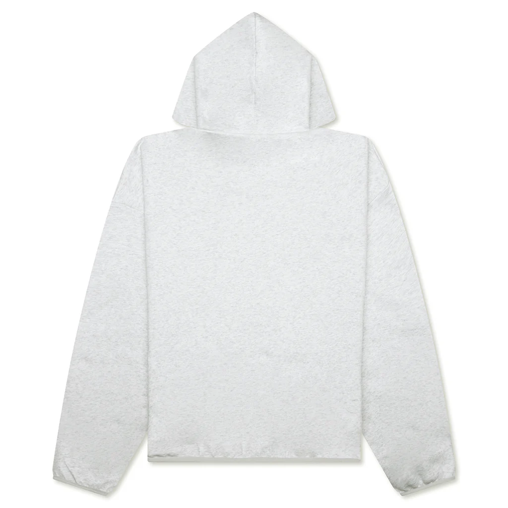 Fear of God Athletics x Adidas Cotton Fleece Hoodie - Light Heather Grey - Image 2