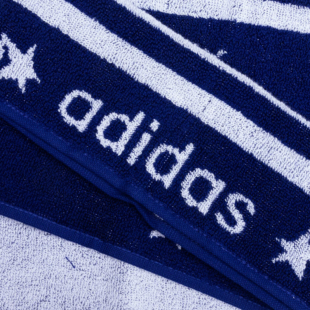 Adidas x BAPE Football Towel - Japan Blue - Image 3