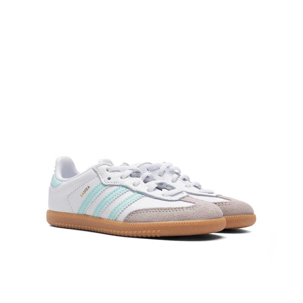 Toddlers Samba OG - Cloud White/Semi Flash Aqua/Gum - Image 2