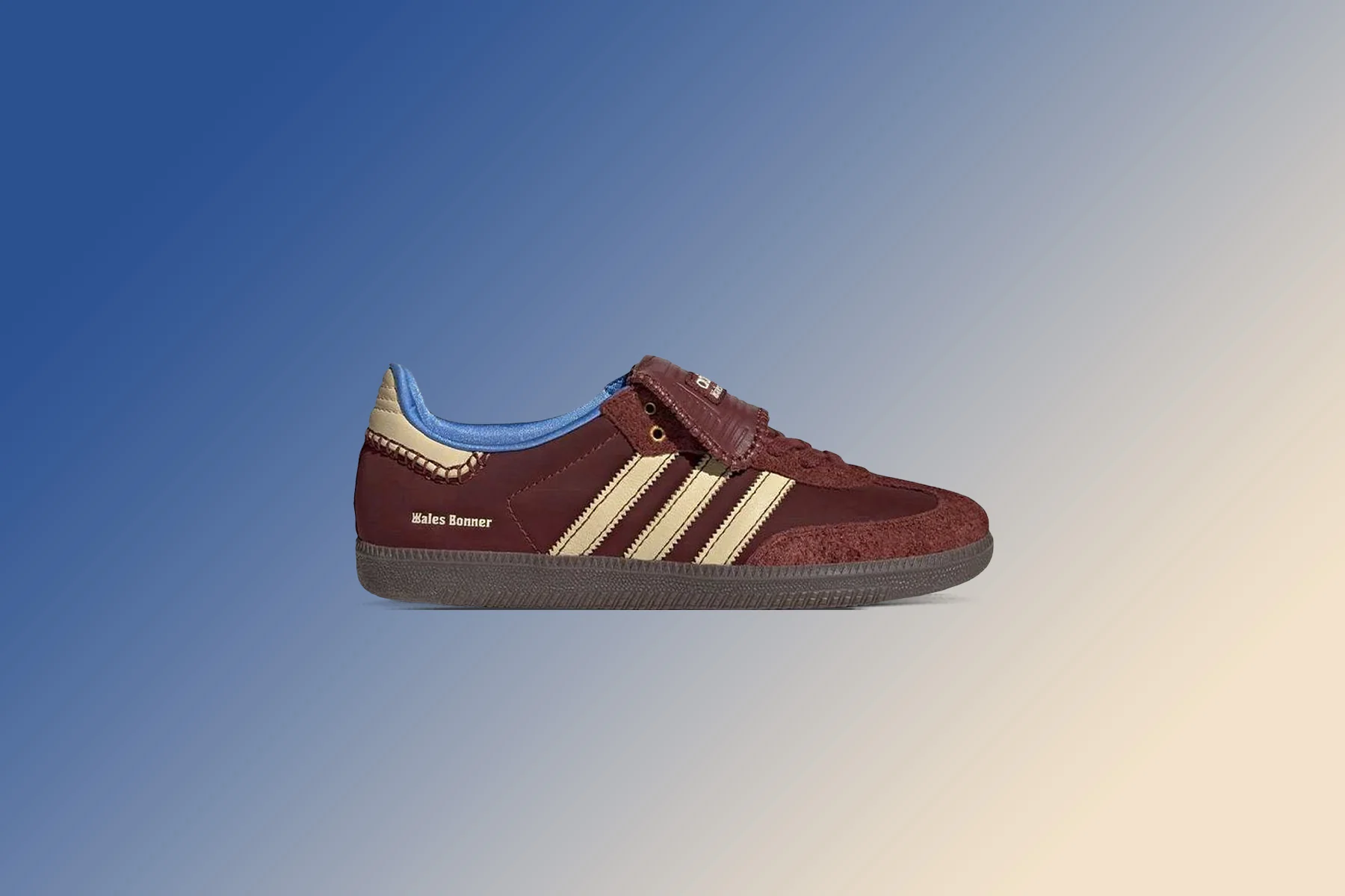 Adidas x Wales Bonner Samba - Supcol/Wonwhi/Nbrown - Image 5