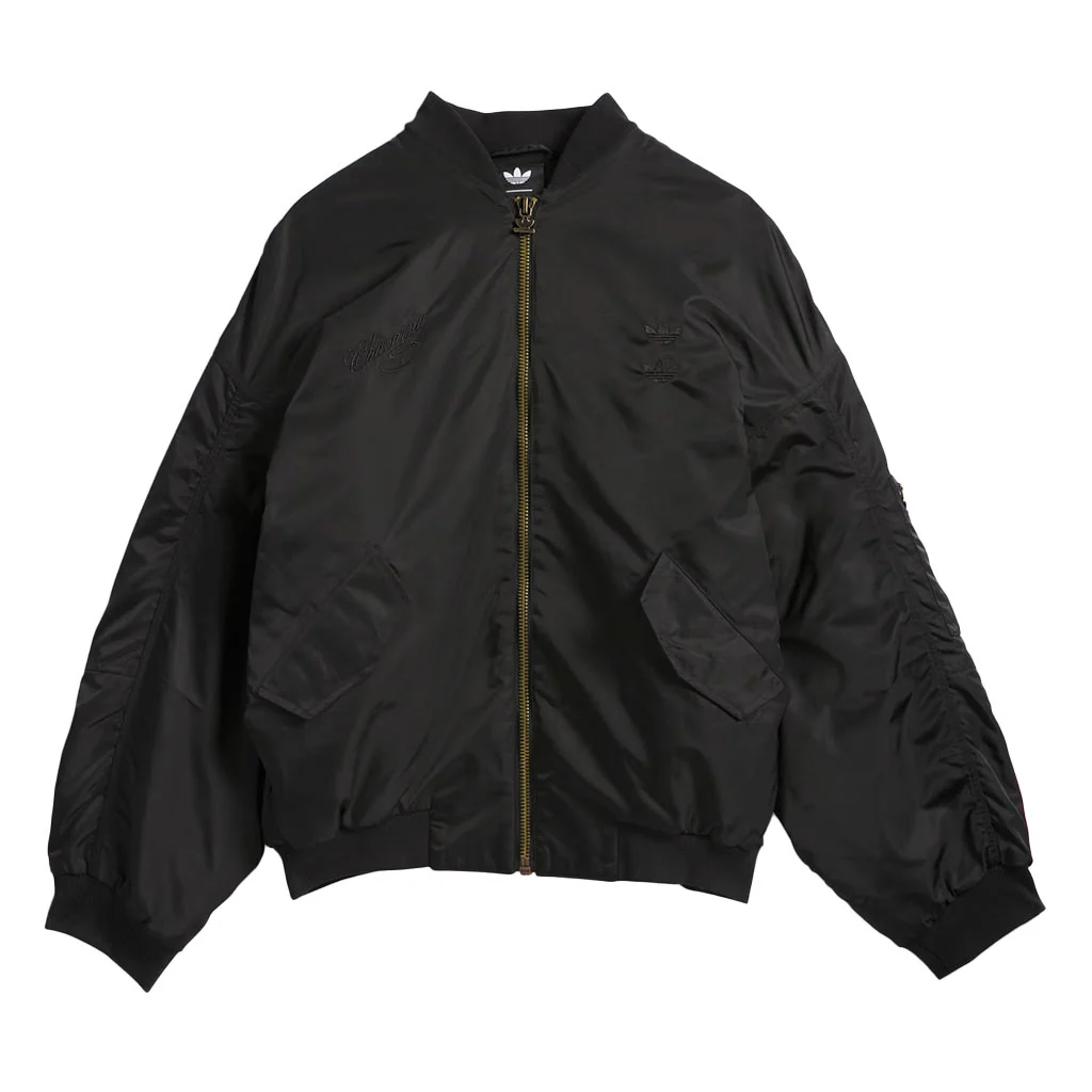 Adidas Originals x Willy Chavarria Satin Bomber - Black
